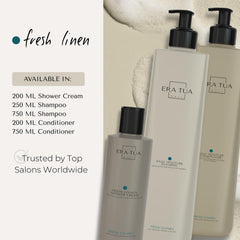ERA TUA Fresh Linen packaging box communicates vegan and cruelty-free care.