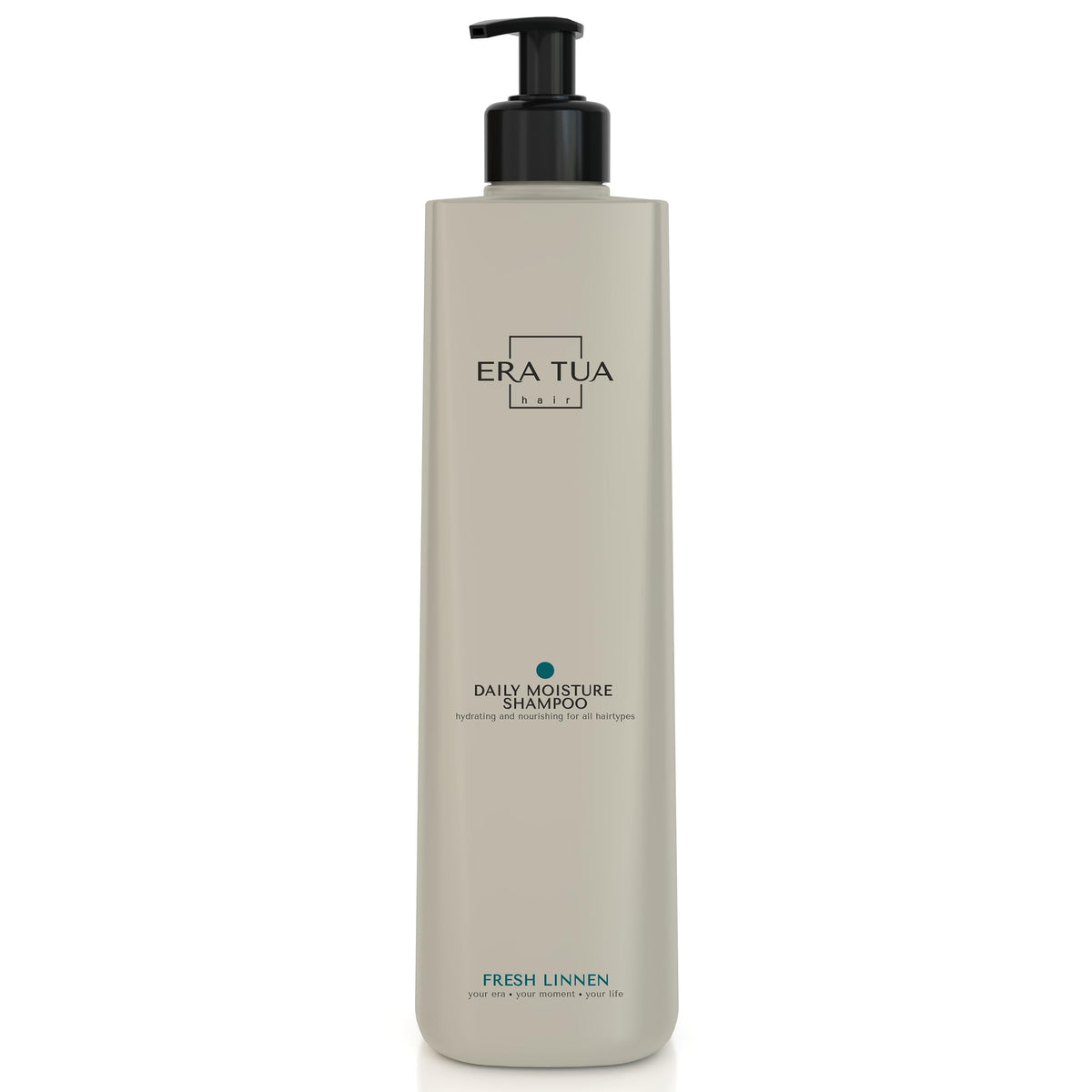 ERA TUA Fresh Linen Shampoo bottle front for daily use and refreshment