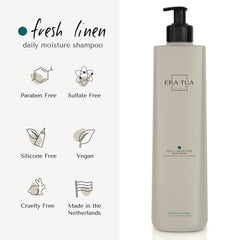 Rice germ oil in ERA TUA Fresh Linen Shampoo adds elasticity