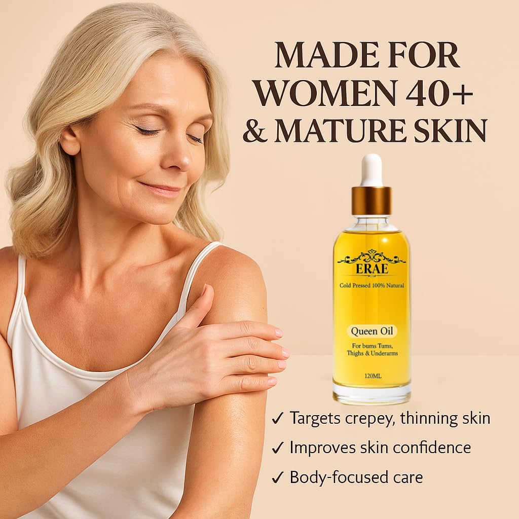 ERAE Queen Body Oil ingredients highlight primrose and rosehip for nourishment