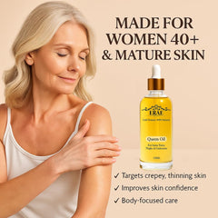 ERAE Queen Body Oil ingredients highlight primrose and rosehip for nourishment