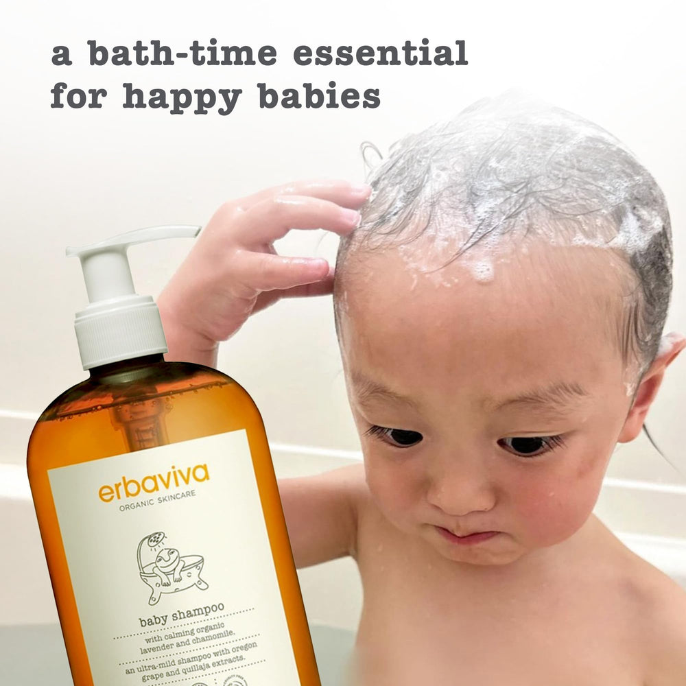 Erbaviva Baby Shampoo with aloe and glycerin for scalp nourishment