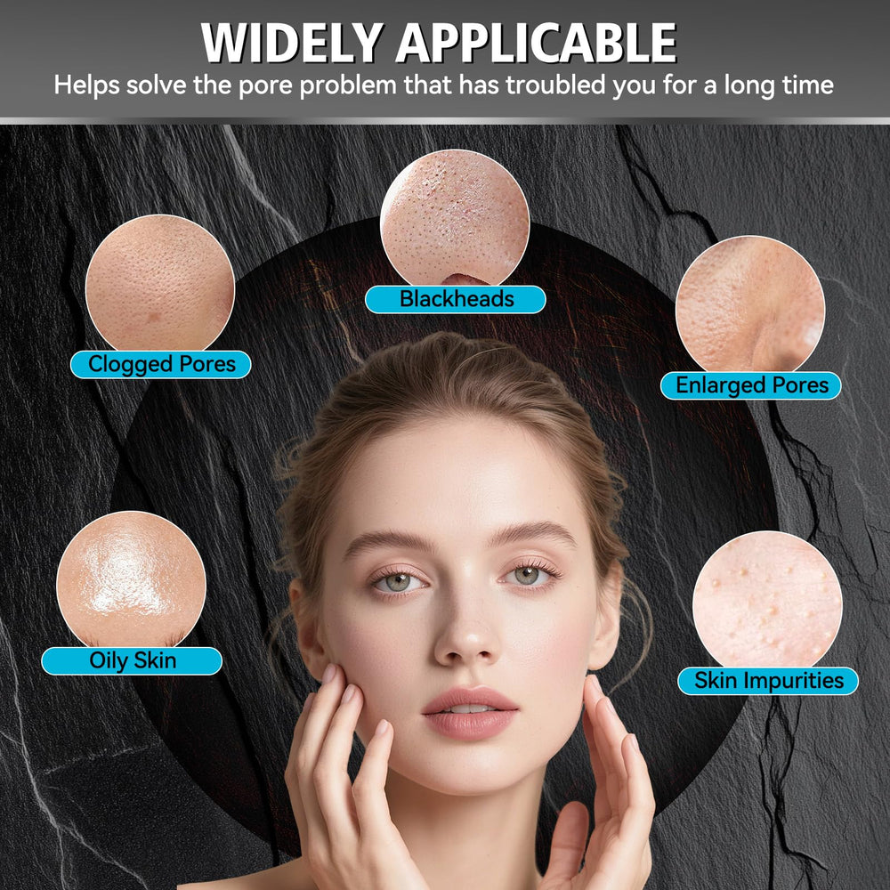 Erigathe Charcoal Peel Off Mask applied on oily skin areas.