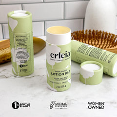 Erleia eco packaging showcases sustainable, plastic-free packaging.