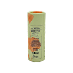 Erleia paper push-up tube promotes mess-free, travel-ready application.