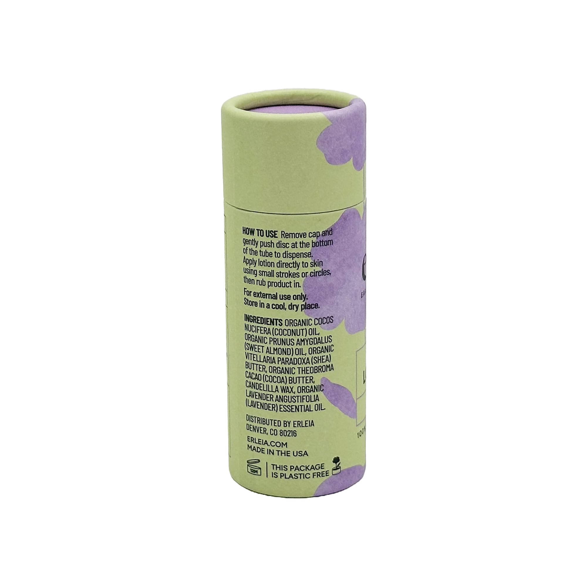 Erleia solid moisturizer for hands and body nourishes skin.