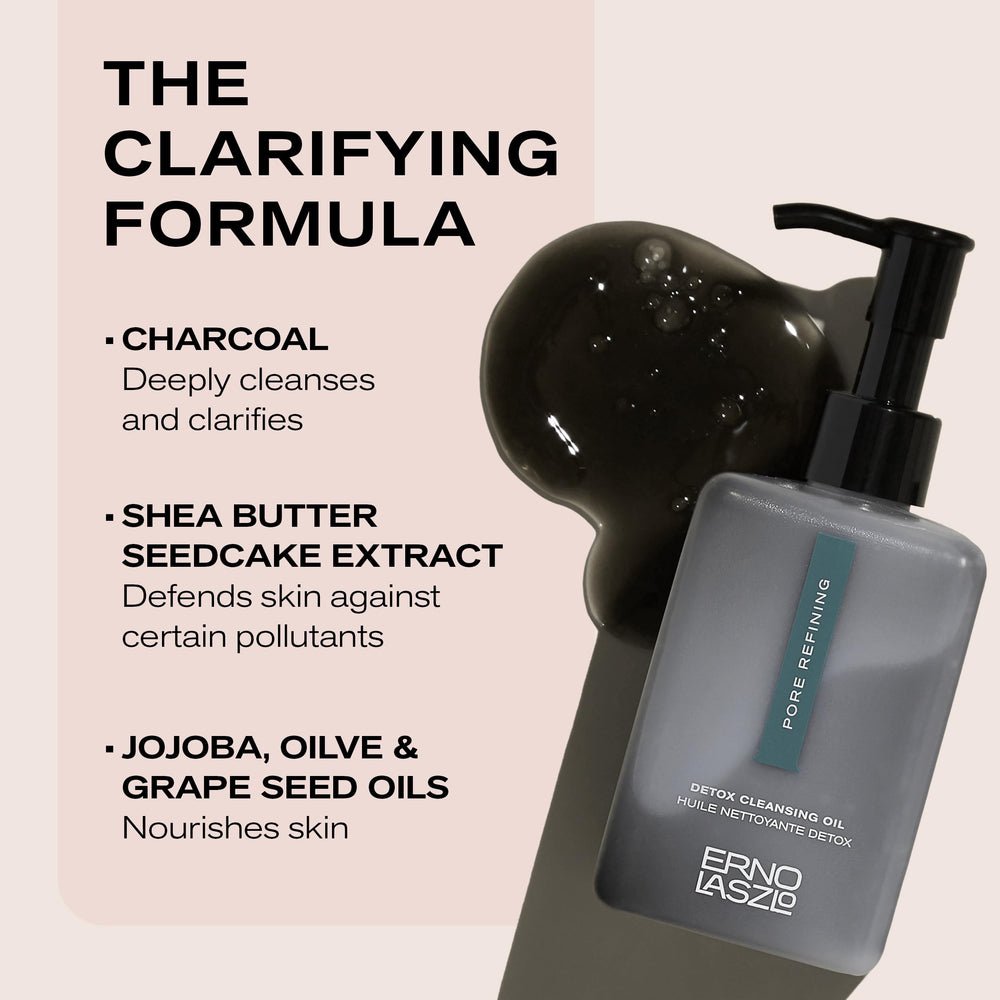 Close-up of lightweight oil texture for gentle cleansing.