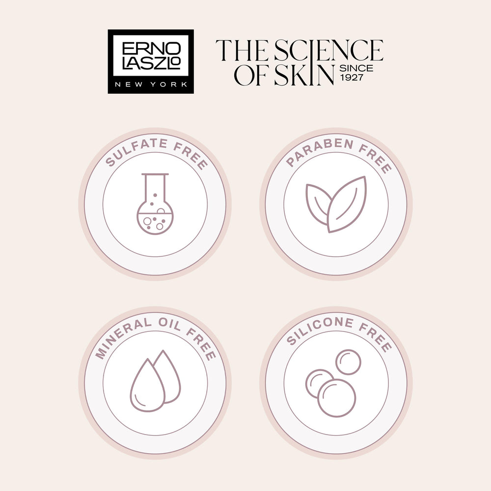 Nightly skincare ritual featuring Erno Laszlo's memory gel mask.