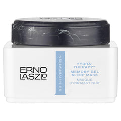 Erno Laszlo Hydra-Therapy Memory Gel Sleep Mask packaging for overnight hydration ritual.