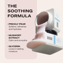 Detail of the memory gel texture that melts into the skin.