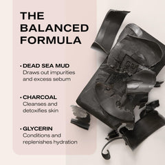 Charcoal swirl on the Erno Laszlo Sea Mud bar closeup.