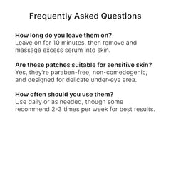 Erno Laszlo six-pack eye mask set for versatile eye care.