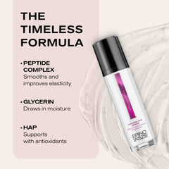 Erno Laszlo Timeless Serum application on hand showing lightweight texture.