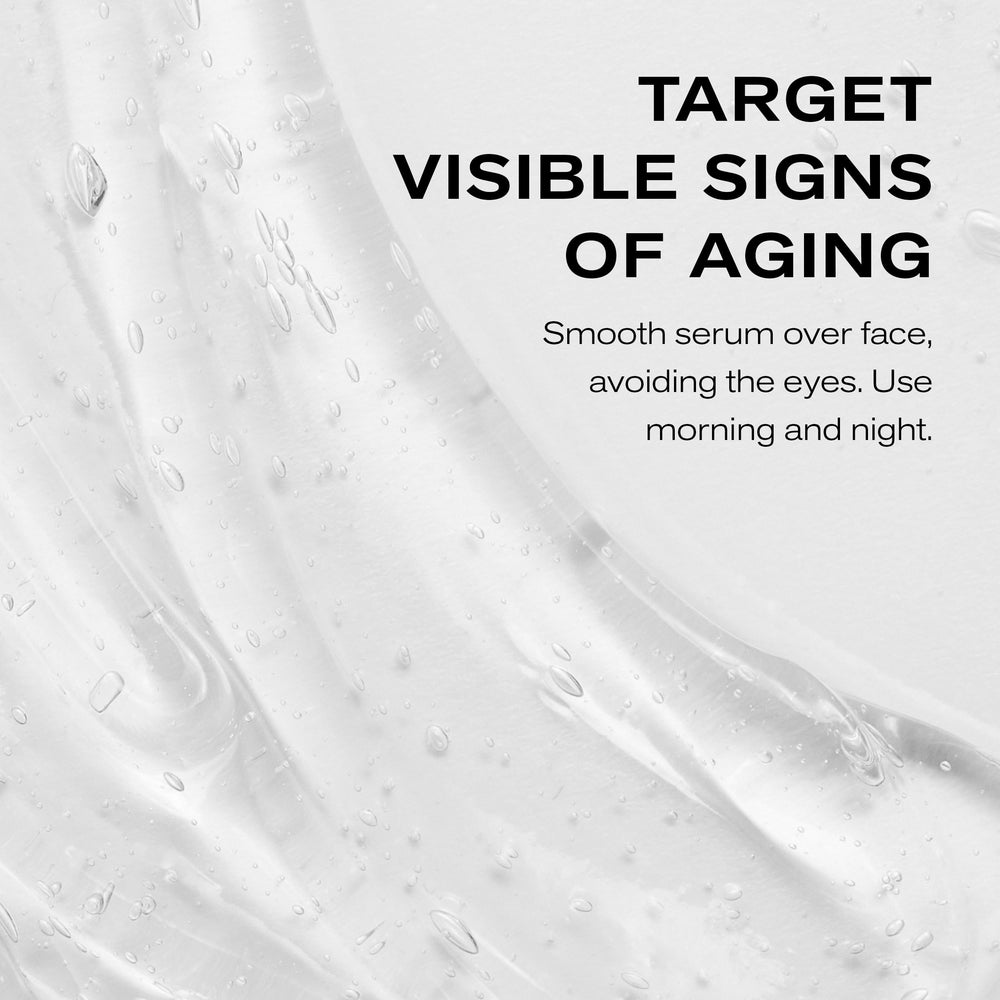 Erno Laszlo Timeless Serum bottle side view highlights premium packaging.