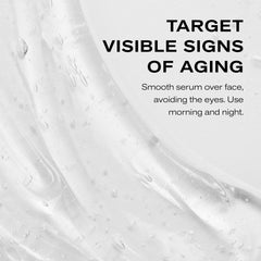 Erno Laszlo Timeless Serum bottle side view highlights premium packaging.