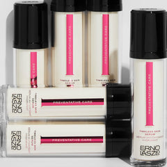 Erno Laszlo Timeless Serum texture on skin indicating moisture feel.