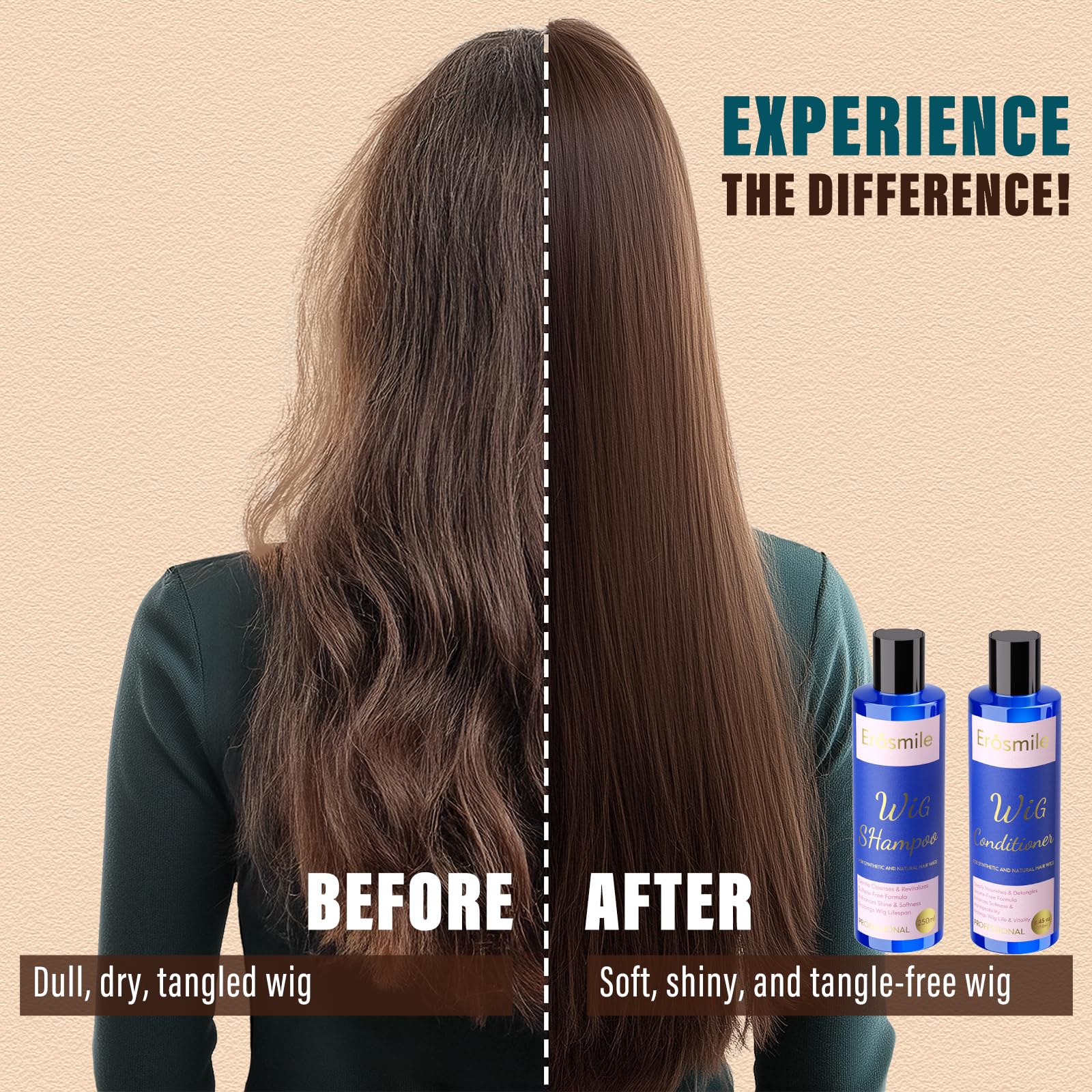 EROSMILE ph6 formulation enhances softness and shine with plant based ingredients