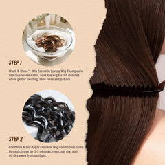 EROSMILE sulfate free wig cleanse maintains hair integrity with gentle cleansing