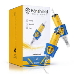 ES ETRSHIELD assorted needle set 50pcs box for versatile line work and shading.