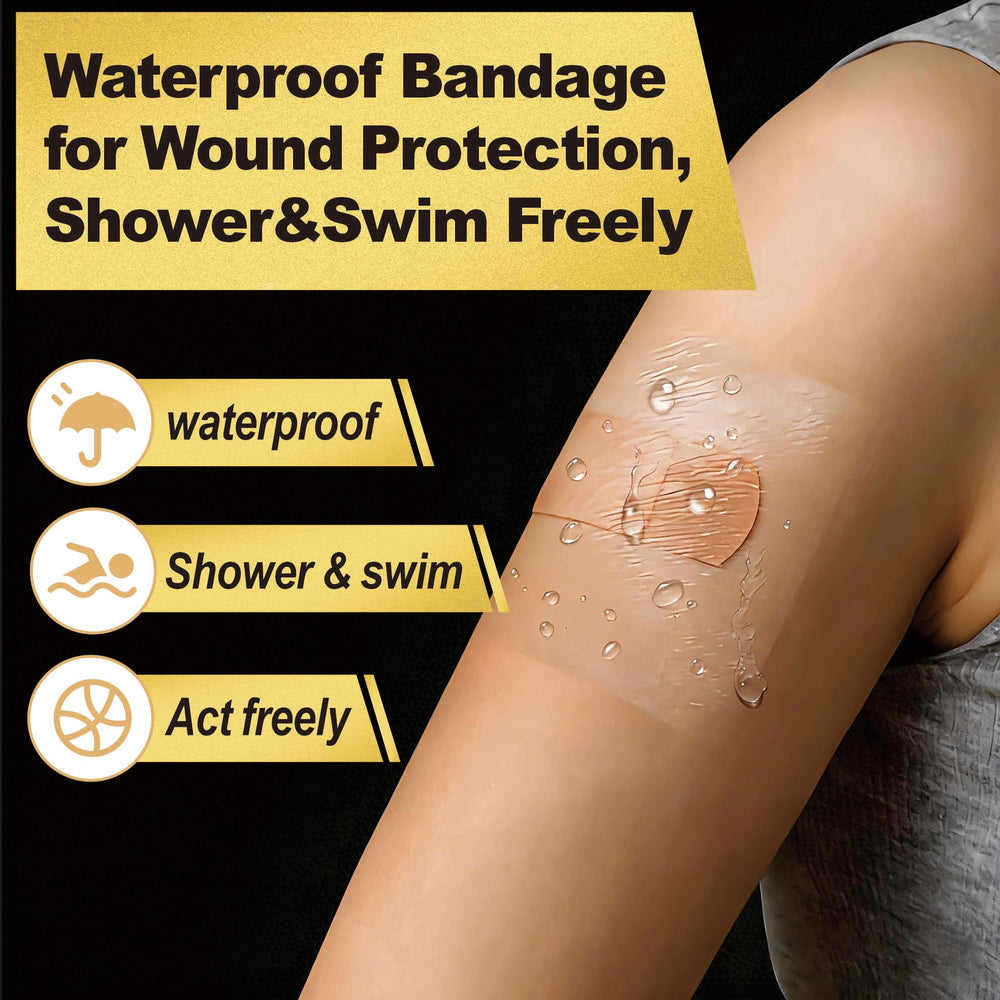 ES ETRSHIELD tattoo bandage roll is transparent and ultra-thin for discreet coverage.