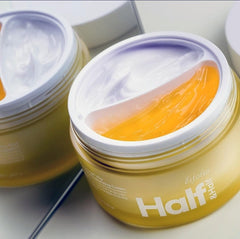 Esfolio Half and Half Vita Collagen Cream application scene highlighting vitamin complex hydration