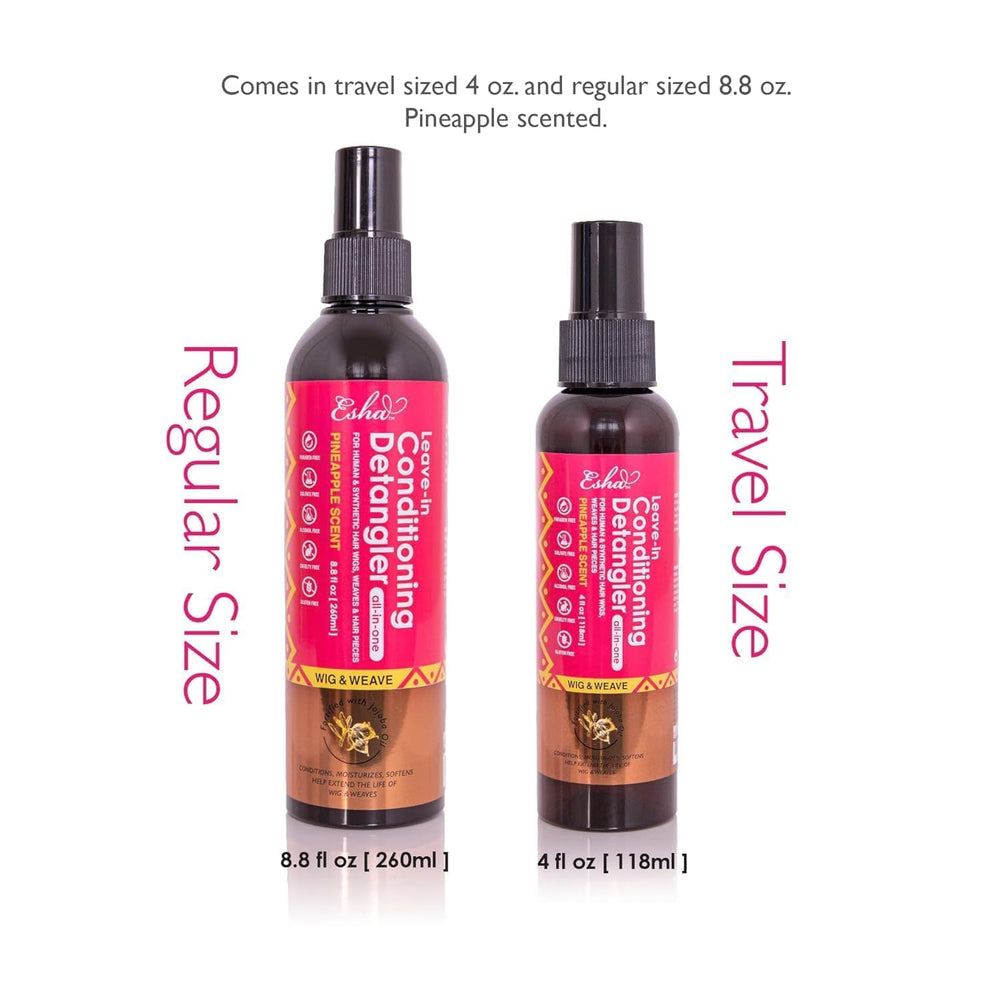 Esha spray softens braids for easier maintenance
