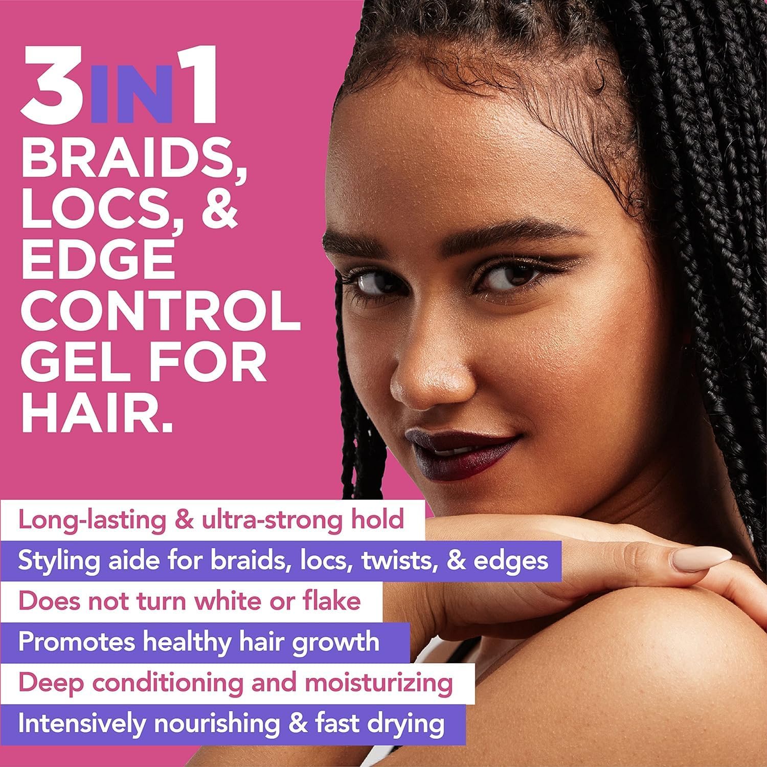 Esha Slick N Slay braiding gel suitable for all hair textures and styles