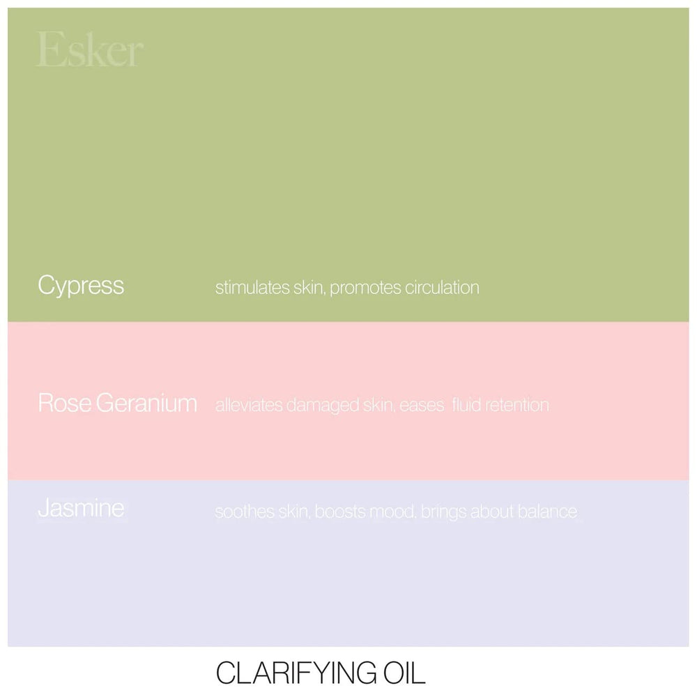 Close-up of Esker label emphasizing vegan, cruelty-free, clean beauty credentials.