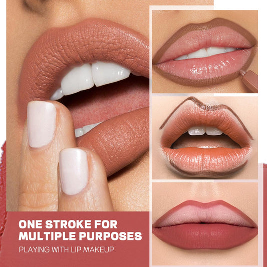Espoce lip liner soft refill glides smoothly for precise outlining.
