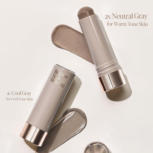 Espoir Be Glow shading stick contour swatches on skin reveal a natural tone that blends easily.