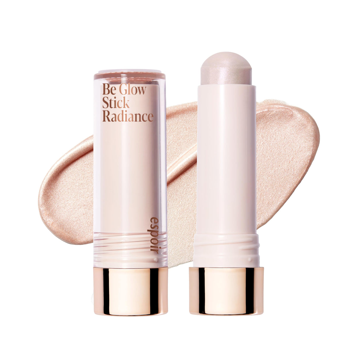 Espoir Be Glow Shading Stick Sunshine swatch reveals natural contour with subtle shimmer.