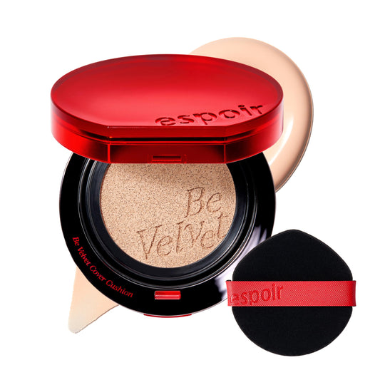 Espoir Be Velvet Cushion Foundation Vanilla 20 bottle for long-lasting true-to-tone color