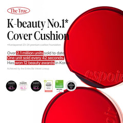 Espoir Be Velvet cushion puff ready for quick, easy coverage.