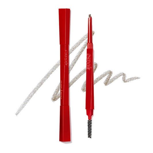 Espoir Brow Balance Pencil 6 Light Taupe triangular tip enables precise brow lines.
