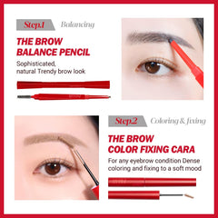 Espoir Brow Balance Pencil #4 Ash Brown durable-cap to prevent breakage.