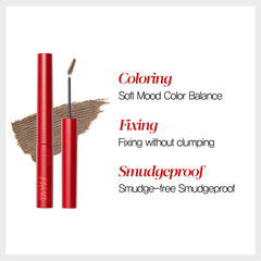 Espoir Brow Color Fixing Cara Taupe 2 long-lasting color in lightweight formula.