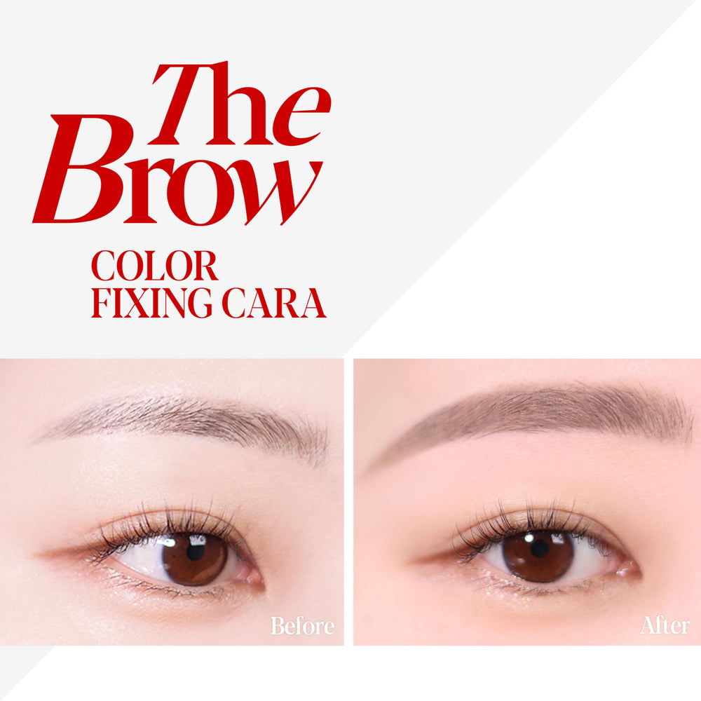 Espoir Brow Color Fixing Cara Taupe 2 compact 0.1 fl oz for on-the-go tint.