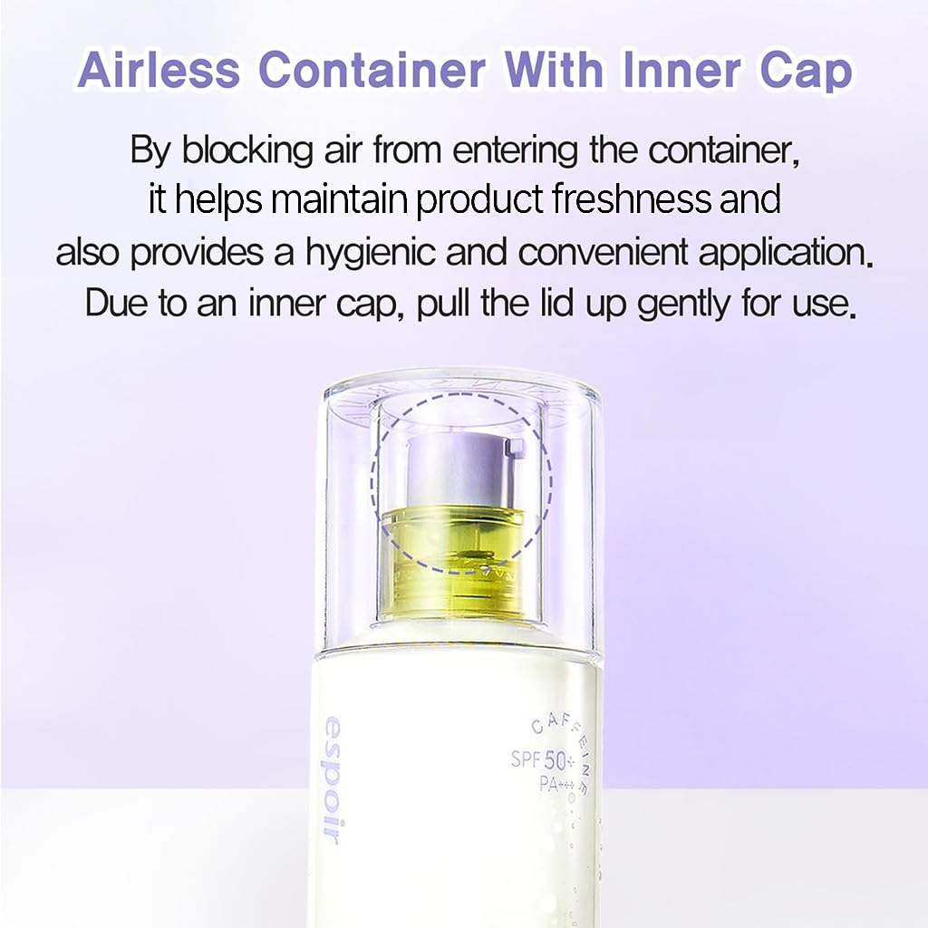 Espoir Water Splash Serum leaves a transparent, non-sticky finish
