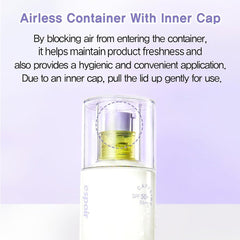 Espoir Water Splash Serum leaves a transparent, non-sticky finish
