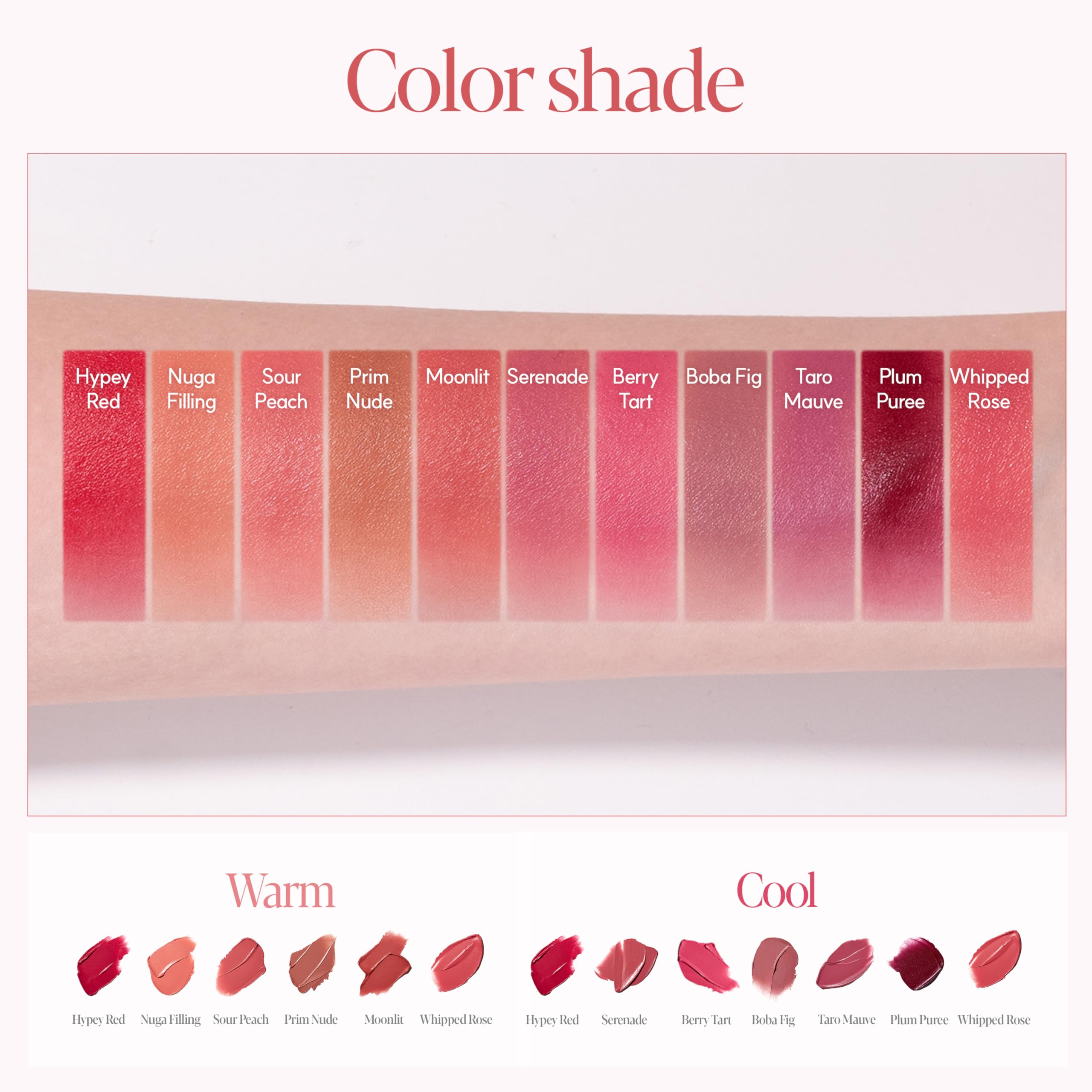 Espoir Couture Lip Tint Sour Peach applicator close-up with smooth, tug-free application