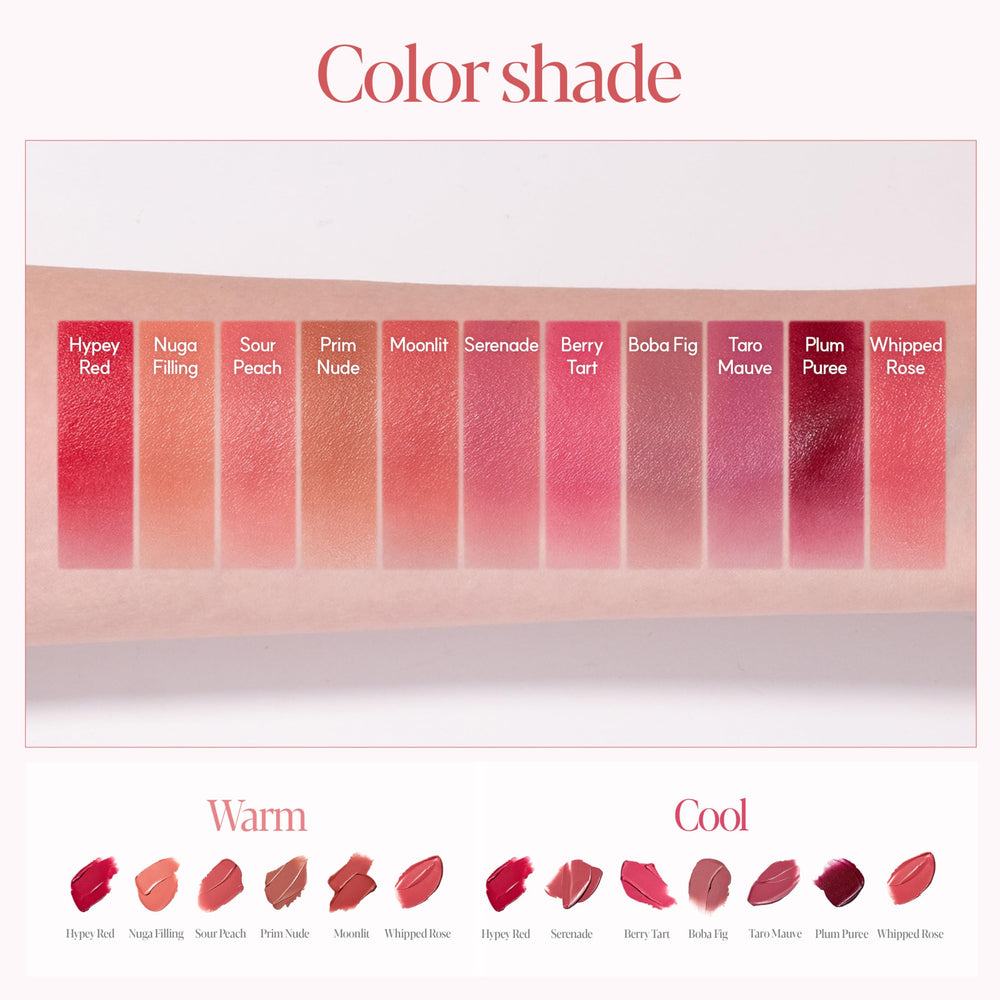 Espoir Couture Lip Tint Sour Peach applicator close-up with smooth, tug-free application