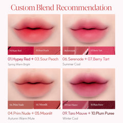 Espoir Couture Lip Tint Sour Peach natural look in daylight for daily wear