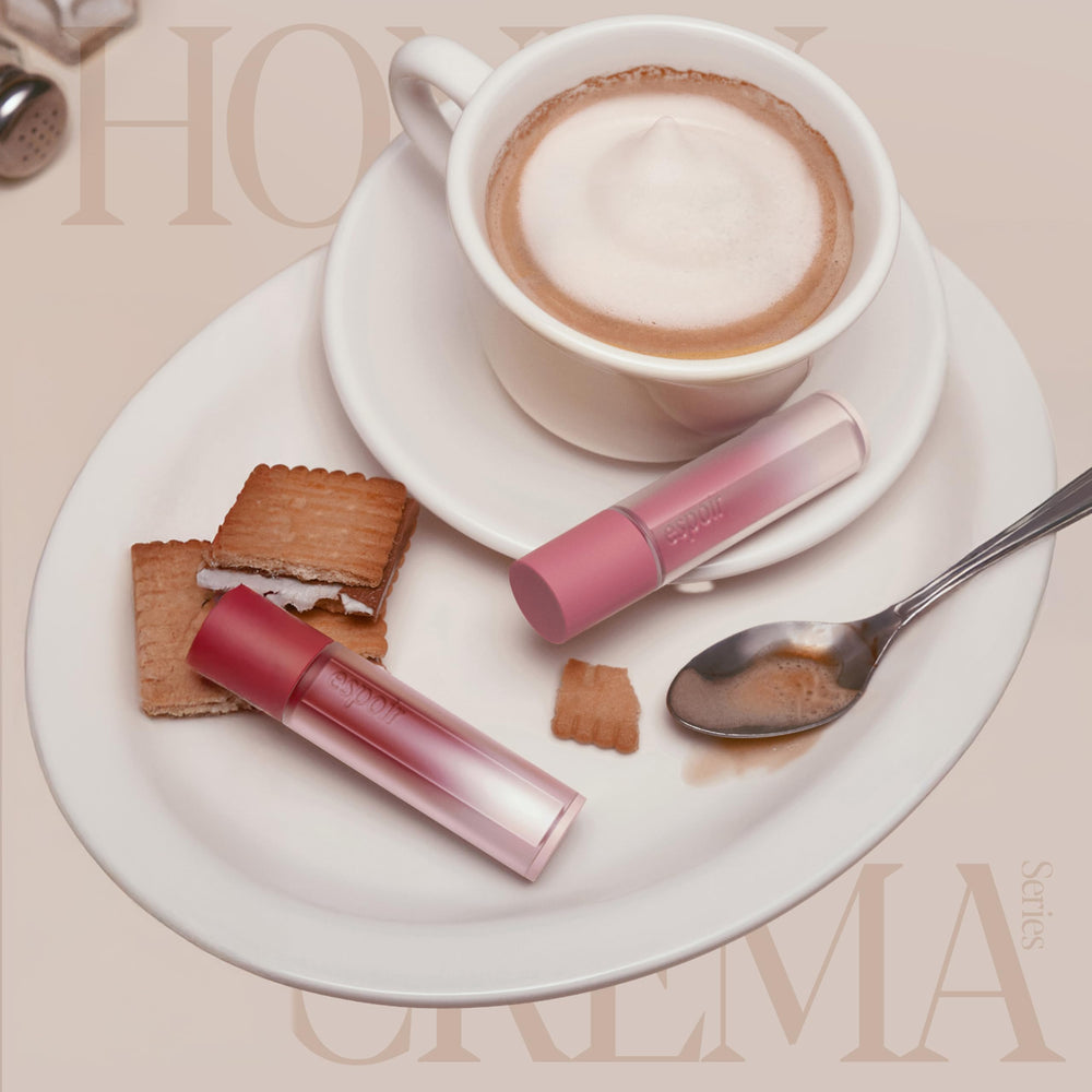Espoir Couture Lip Tint Rose Crema vegan formula supports daily comfortable wear.