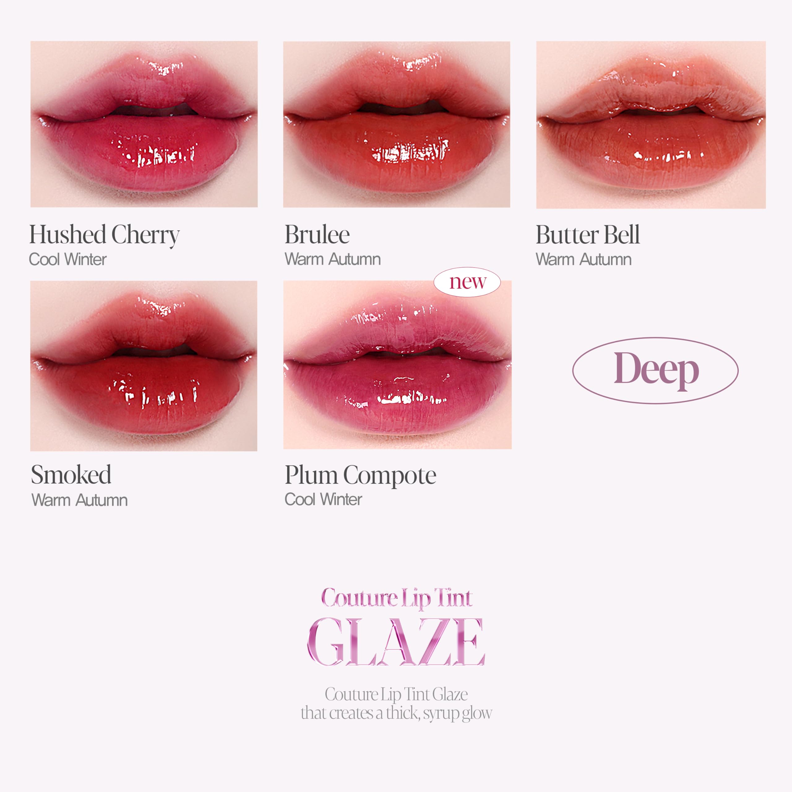 Espoir Couture Lip Tint Glaze 0.14 oz packaging on shelf.