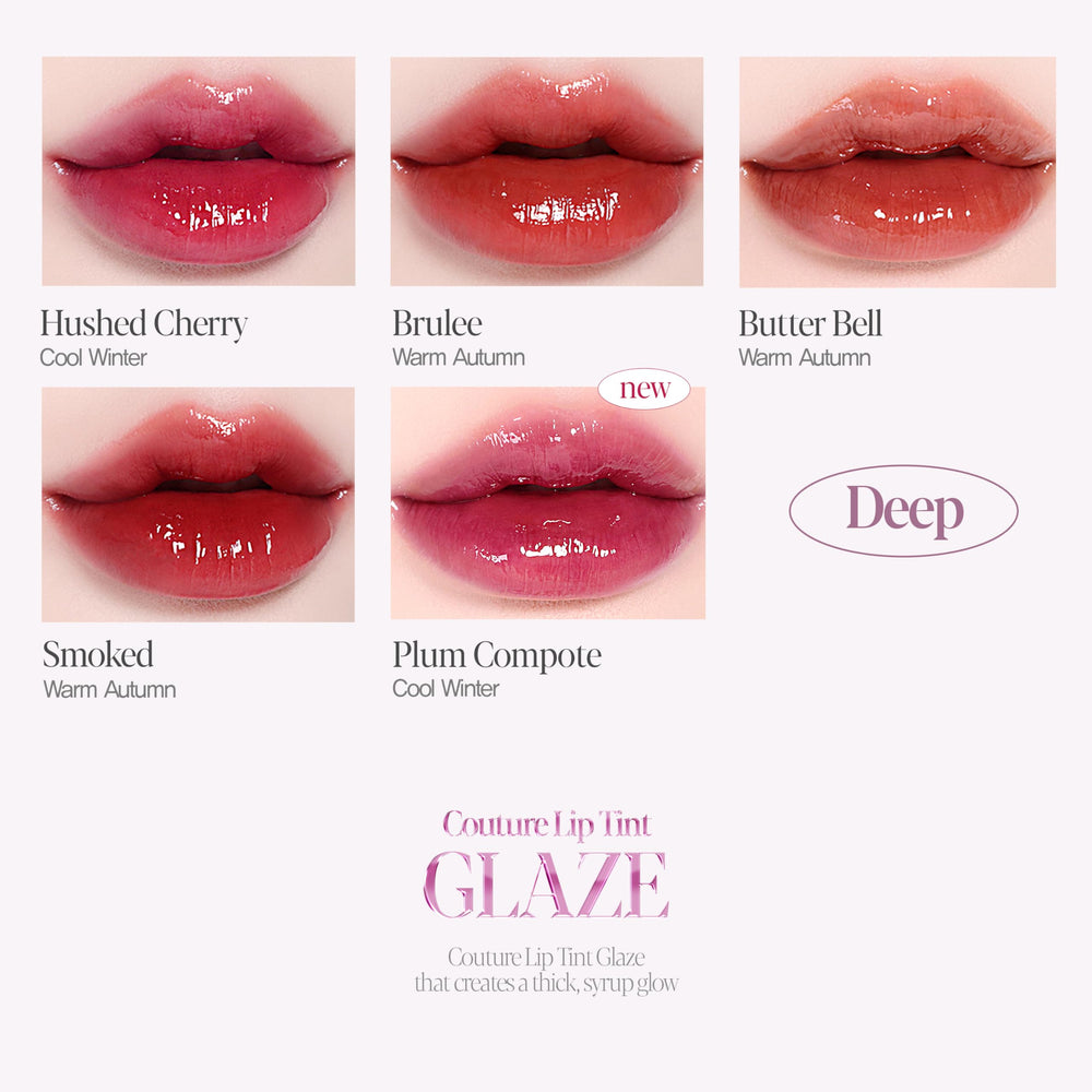 Compact 0.14 oz Espoir Lip Tint Glaze for quick touch-ups on the go