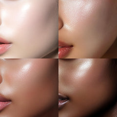 Creamy gel texture on skin demonstrates fast absorption and smooth base.