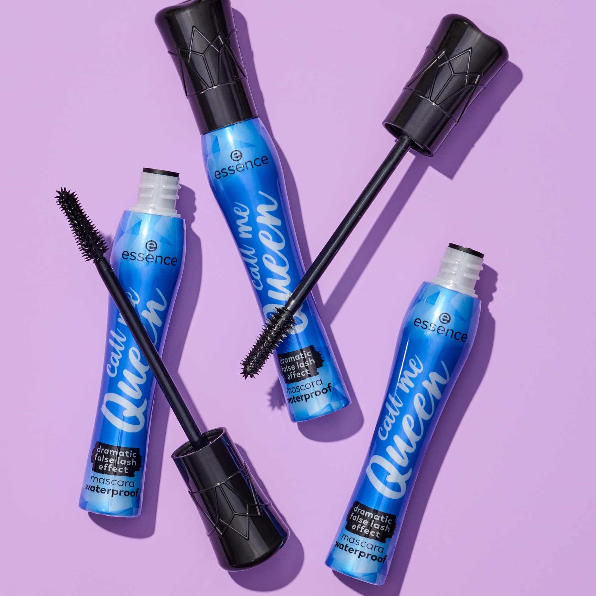 essence Call Me Queen mascara application tips guiding easy root-to-tip strokes