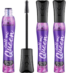 Essence Call Me Queen mascara wand close-up showing dramatic volume.