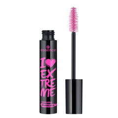 Essence I Love Extreme Volume Mascara wand delivering dramatic length.