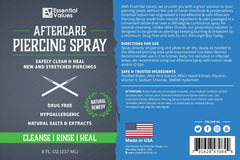 Suitable for oral, body, and ear piercings during healing